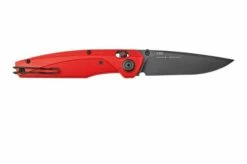 ANV Knives A100 CPM MAGNACUT, DLC, Alock, GRN Red ANVA100-009, Pocket Knife -KNIVESANDTOOLS Sales ANVA100 006 02 anvknives