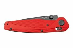 ANV Knives A100 CPM MAGNACUT, DLC, Alock, GRN Red ANVA100-009, Pocket Knife -KNIVESANDTOOLS Sales ANVA100 006 03 anvknives