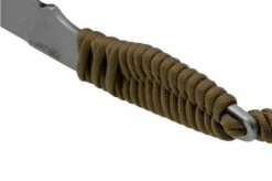 ANV Knives P100 Sleipner, Coyote Paracord, P100-005, Black Kydex Sheath, Neck Knife -KNIVESANDTOOLS Sales ANVP100 005 04 anv 1