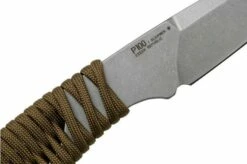 ANV Knives P100 Sleipner, Coyote Paracord, P100-005, Black Kydex Sheath, Neck Knife -KNIVESANDTOOLS Sales ANVP100 005 05 anv