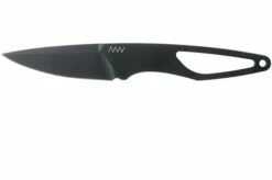 ANV P100 Sleipner, DLC, No Paracord P100-014, Black Kydex Sheath, Neck Knife