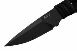 ANV Knives P100 Sleipner Cerakote, Black Paracord, P100-037, Black Kydex Sheath, Neck Knife -KNIVESANDTOOLS Sales ANVP100 037 03 anv
