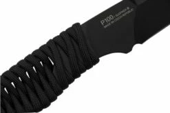 ANV Knives P100 Sleipner Cerakote, Grey Paracord, P100-038, Black Kydex Sheath, Neck Knife -KNIVESANDTOOLS Sales ANVP100 038 05 anv