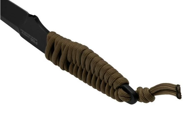 ANV Knives P100 Sleipner Cerakote, Coyote Paracord, P100-040, Black Kydex Sheath, Neck Knife 6 ANV Knives P100 Sleipner Cerakote, Coyote Paracord, P100-040, Black Kydex Sheath, Neck Knife - Image 4