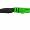 ANV Knives P100 Sleipner Cerakote, Neon Green Paracord, P100-043, Black Kydex Sheath, Neck Knife -KNIVESANDTOOLS Sales ANVP100 043 01 anv