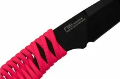 ANV Knives P100 Sleipner Cerakote, Pink Paracord, P100-044, Black Kydex Sheath, Neck Knife -KNIVESANDTOOLS Sales ANVP100 044 05 anv