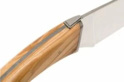 Laguiole En Aubrac Le Buron Cheese Knife Olive Wood, KMF99OLI -KNIVESANDTOOLS Sales AUKMF99OLI 06 laguiole en aubrac aukmf99oli 06