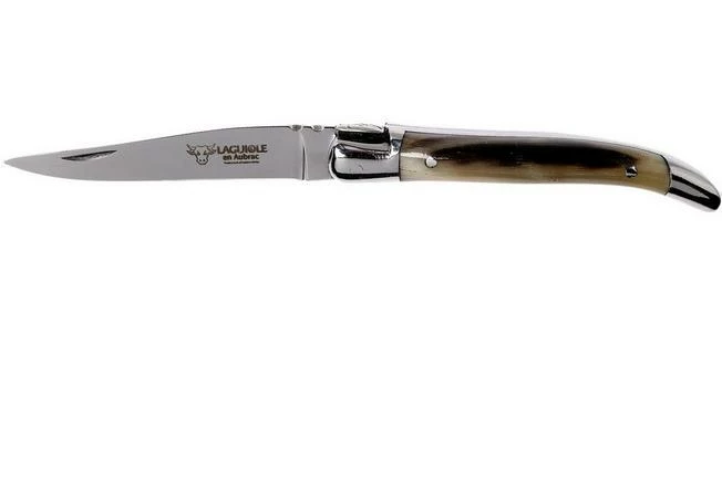 Laguiole En Aubrac Pocket Knife 7 Cm Horn, L0207PCI-SSI1 3 Laguiole En Aubrac Pocket Knife 7 Cm Horn, L0207PCI-SSI1