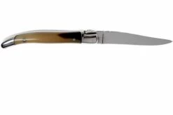 Laguiole En Aubrac Pocket Knife 7 Cm Horn, L0207PCI-SSI1 12 Laguiole En Aubrac Pocket Knife 7 Cm Horn, L0207PCI-SSI1 -KNIVESANDTOOLS Sales AUL0207PCI SSI1 02 laguiole en aubrac aul0207pci ssi1 02