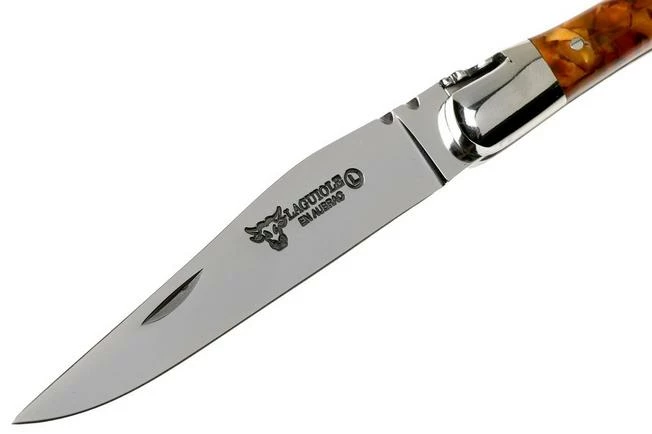 Laguiole En Aubrac L0210PPCI/FSI1 Popcorn Inlays Laguiole Knife 5 Laguiole En Aubrac L0210PPCI/FSI1 Popcorn Inlays Laguiole Knife - Image 3
