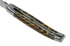 Laguiole En Aubrac Samba Yellow L0210SAJIFSJ1 Samba Wood, Polished, Laguiole Pocket Knife, 10 Cm -KNIVESANDTOOLS Sales AUL0210SAJIFSJ1 05 laguioleaubrac