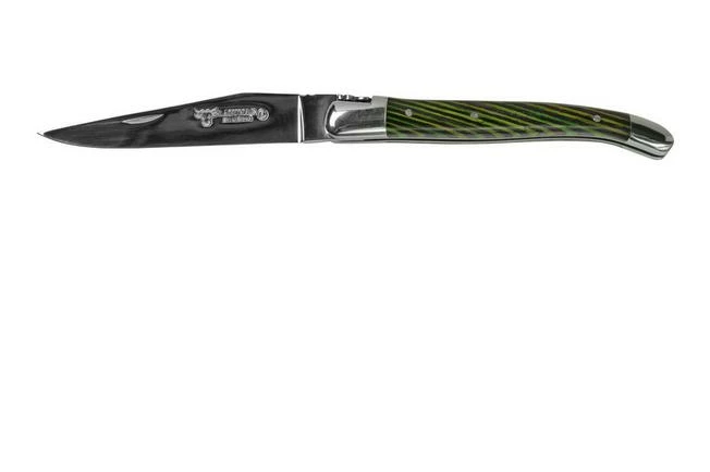 Laguiole En Aubrac Green Samba L0210SAVIFSJ1 Samba Wood, Polished, Laguiole Pocket Knife, 10 Cm 3 Laguiole En Aubrac Green Samba L0210SAVIFSJ1 Samba Wood, Polished, Laguiole Pocket Knife, 10 Cm