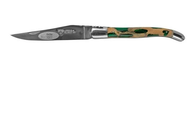 Laguiole En Aubrac Green Cholla Cactus L0212CA9IF Cactus Wood, Polished, Laguiole Pocket Knife, 12 Cm 3 Laguiole En Aubrac Green Cholla Cactus L0212CA9IF Cactus Wood, Polished, Laguiole Pocket Knife, 12 Cm