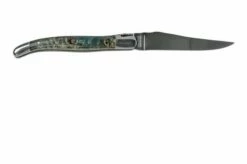 Laguiole En Aubrac Blue Poplar Burl L0212LBPIFSJ1 Poplar Wood, Polished, Laguiole Pocket Knife, 12 Cm -KNIVESANDTOOLS Sales AUL0212LBPIFSJ1 02 laguioleaubrac
