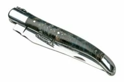 Laguiole En Aubrac Blue Poplar Burl L0212LBPIFSJ1 Poplar Wood, Polished, Laguiole Pocket Knife, 12 Cm -KNIVESANDTOOLS Sales AUL0212LBPIFSJ1 04 laguioleaubrac