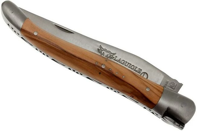 Laguiole En Aubrac Classic 12cm Olive Wood L0212OLI-FSB1 5 Laguiole En Aubrac Classic 12cm Olive Wood L0212OLI-FSB1 - Image 3
