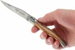 Laguiole En Aubrac Classic 12cm Olive Wood L0212OLI-FSB1 16 Laguiole En Aubrac Classic 12cm Olive Wood L0212OLI-FSB1 -KNIVESANDTOOLS Sales AUL0212OLI FSB1 07 laguiole en aubrac aul0212oli fsb1 07