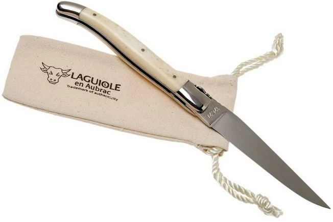 Laguiole En Aubrac Classic 12cm White Bone L0212OSI-FSI1 11 Laguiole En Aubrac Classic 12cm White Bone L0212OSI-FSI1 - Image 9