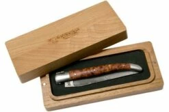 Laguiole En Aubrac 12 Cm Balbach Damast, Thuya Wood L0212THI/FDBB1 Laguiole Knife -KNIVESANDTOOLS Sales AUL0212THI FDBB1 09 laguiole en aubrac