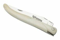 Laguiole En Aubrac Le Perlé 12 Cm L0512OS6J3 Full Handle White Bone -KNIVESANDTOOLS Sales AUL0512OS6J3 04 laguioleaubrac