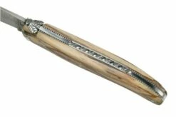 Laguiole En Aubrac Le Perlé 12 Cm L0512WA6J3DB Balbach Damast Full Handle Beech Wood -KNIVESANDTOOLS Sales AUL0512WA6J3DB 07 laguioleaubrac