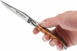 Laguiole En Aubrac 12cm Double Plates, Olive Burl Hand-filed, L0712LLI-FSJ1 16 Laguiole En Aubrac 12cm Double Plates, Olive Burl Hand-filed, L0712LLI-FSJ1 -KNIVESANDTOOLS Sales AUL0712LLI FSJ1 07 laguiole en aubrac aul0712lli fsj1 07