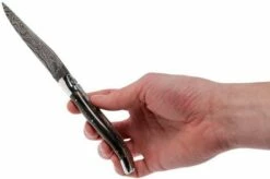 Laguiole En Aubrac 12 Cm Damast Pocket Knife, Full Handle Horn L0712PCI-FFI1 -KNIVESANDTOOLS Sales AUL0712PCI FFI1 08 laguiole en aubrac aul0712pci ffi1 08