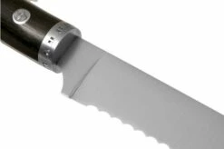 Laguiole En Aubrac Gourmet PGO25EBI Bread Knife Ebony 25 Cm -KNIVESANDTOOLS Sales AUPGO20EBI 04 laguiole en aubrac