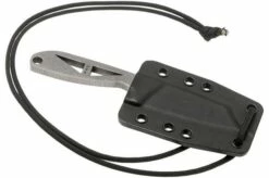 Bradford G-Necker Cleaver Stonewashed Elmax, Neck Knife -KNIVESANDTOOLS Sales BDK ELMAXGCLEAVER SW 05 bradford knives