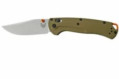 Benchmade Taggedout 15536, CPM-S45VN, OD Green G10, Pocket Knife For Hunting