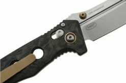 Benchmade Mini Adamas 273-03, CPM-MagnaCut, Marbled Carbon Fiber, Pocket Knife -KNIVESANDTOOLS Sales BE273 03 05 benchmade