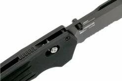Benchmade Vallation 407SBK Serrated Black Blade, Pocket Knife -KNIVESANDTOOLS Sales BE407SBK 06 benchmade be407sbk 06