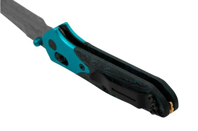 Benchmade Mini Osborne 945-221, Gold Class 2022 Pocket Knife, Warren Osborne Design 6 Benchmade Mini Osborne 945-221, Gold Class 2022 Pocket Knife, Warren Osborne Design - Image 4