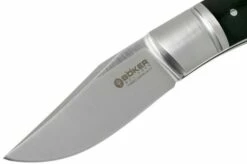 Böker Boxer 111028 Micarta Gentleman's Knife, Raphael Durand Design -KNIVESANDTOOLS Sales BO111028 03 boker