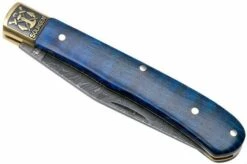 Böker Trapper Uno Annual 2021 Damascus 1132021DAM Limited Edition Pocket Knife -KNIVESANDTOOLS Sales BO1132021DAM 04 boker