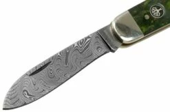 Böker Mono Damascus, Curly Birch Green 118030DAM Hunting Knife -KNIVESANDTOOLS Sales BO118030DAM 03 boker