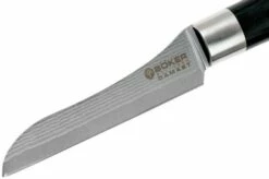 Böker Damast Black Vegetable Knife 8 Cm 130408DAM -KNIVESANDTOOLS Sales BO130408DAM 03 boker damast