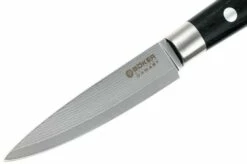 Böker Damast Black Peeling Knife 9.8 Cm -KNIVESANDTOOLS Sales BO130410DAM 03 boker damast