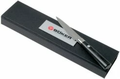 Böker Damast Black Peeling Knife 9.8 Cm -KNIVESANDTOOLS Sales BO130410DAM 07 boker damast