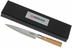 Böker Damast Olive 15.5 Cm Paring Knife, 130434DAM -KNIVESANDTOOLS Sales BO130434DAM 06 boker damast olive bo130434dam 06