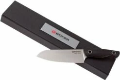 Böker 131266 Saga Santoku Knife 16 Cm, Blue Satin Finish -KNIVESANDTOOLS Sales BO131266 07 boker saga satin bo131266 07