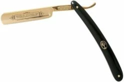Böker Manufaktur Waldorf 24 Karat Gold 5/8" Straight Razor 140321