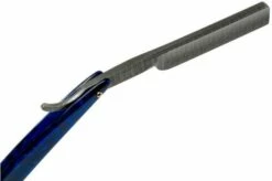 Böker Manufaktur Damascus Paua 140525DAM Straight Razor -KNIVESANDTOOLS Sales BO140525DAM 05 boker