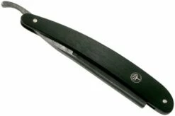 Böker Manufaktur Ebony Damascus Straight Razor 140609DAM 14 Böker Manufaktur Ebony Damascus Straight Razor 140609DAM -KNIVESANDTOOLS Sales BO140609DAM 06 boker