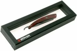 Böker Manufaktur Damascus Curly Birch 140610DAM Straight Razor -KNIVESANDTOOLS Sales BO140610DAM 07 boker