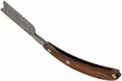 Böker Manufaktur Master Cutter Damascus, Desert Ironwood 140800DAM Straight Razor -KNIVESANDTOOLS Sales BO140800DAM 05 boker