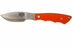 Bark River Mini Canadian A2, Blaze Orange G10, Hollow Pins, Black Sheath