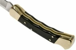 Buck 110 Folding Hunter, With Finger Grooves -KNIVESANDTOOLS Sales BUCK0110BRSFG B 05 buck v201907
