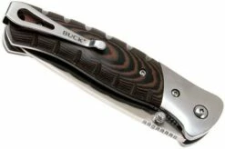 Buck Selkirk Micarta Pocket Knife, 0835BRS-B -KNIVESANDTOOLS Sales BUCK0835BRS B 04 buck buck0835brs b 04