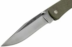 Buck 110 Slim Knife Pro Green Micarta 0110ODS4 Pocket Knife -KNIVESANDTOOLS Sales BUCK110ODS4 03 buck